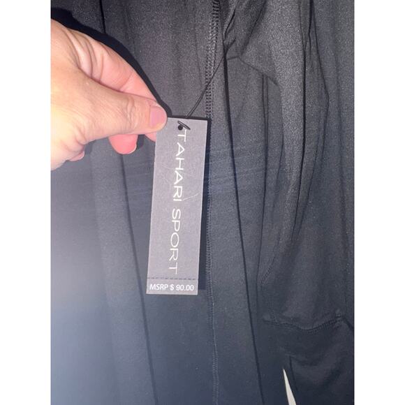 Women’s Tahari sport black long sleeve cold shoulder - Picture 6 of 6